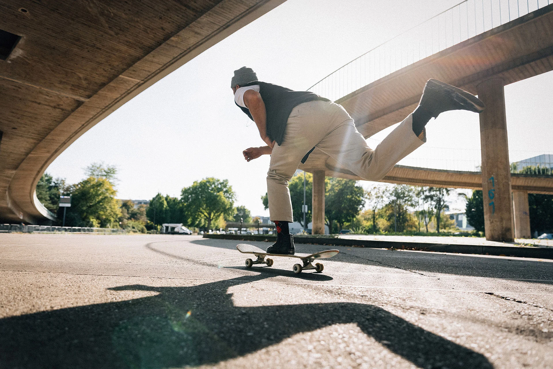 NSK Kampagnenmotiv mit dem Skateboarder