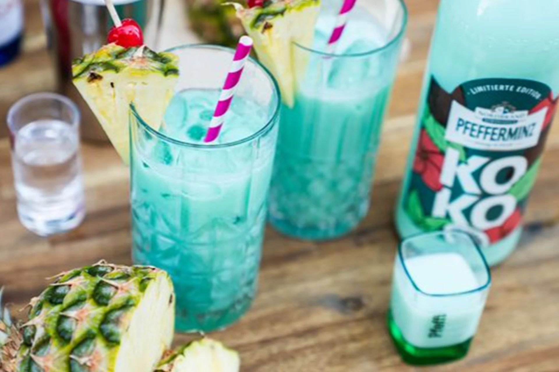 Cocktail mit Pfeffi Koko