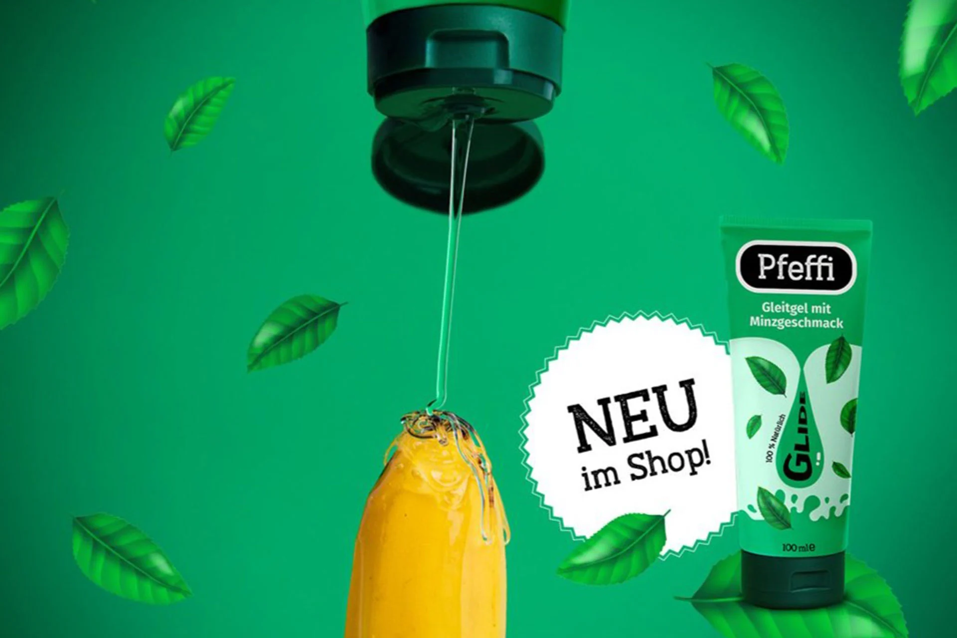 Pfeffi Post mit einem Pfeffi Gleitgel